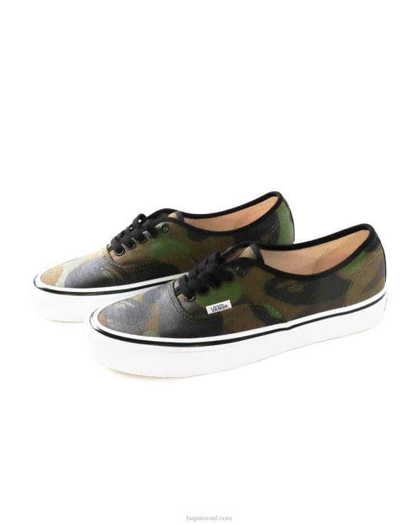 צבא ירוק644LV725 גברים bape x vans 1st camo אותנטי