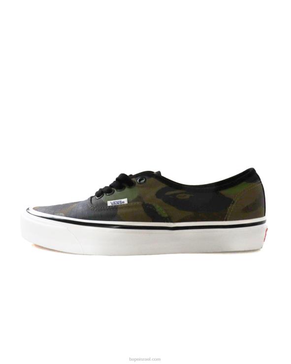 צבא ירוק644LV725 גברים bape x vans 1st camo אותנטי