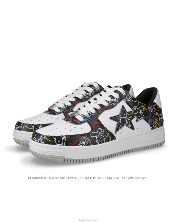 שָׁחוֹר644LV734 גברים נעלי ספורט של bape sta x medicom toy be r camo m1
