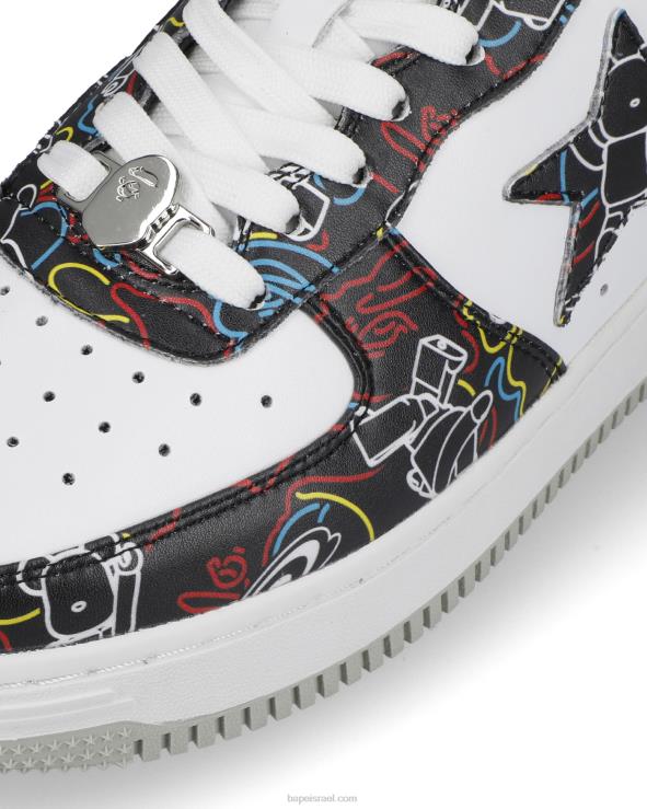 שָׁחוֹר644LV734 גברים נעלי ספורט של bape sta x medicom toy be r camo m1