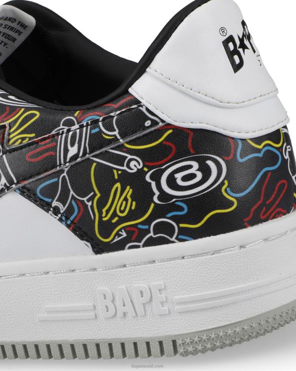 שָׁחוֹר644LV734 גברים נעלי ספורט של bape sta x medicom toy be r camo m1