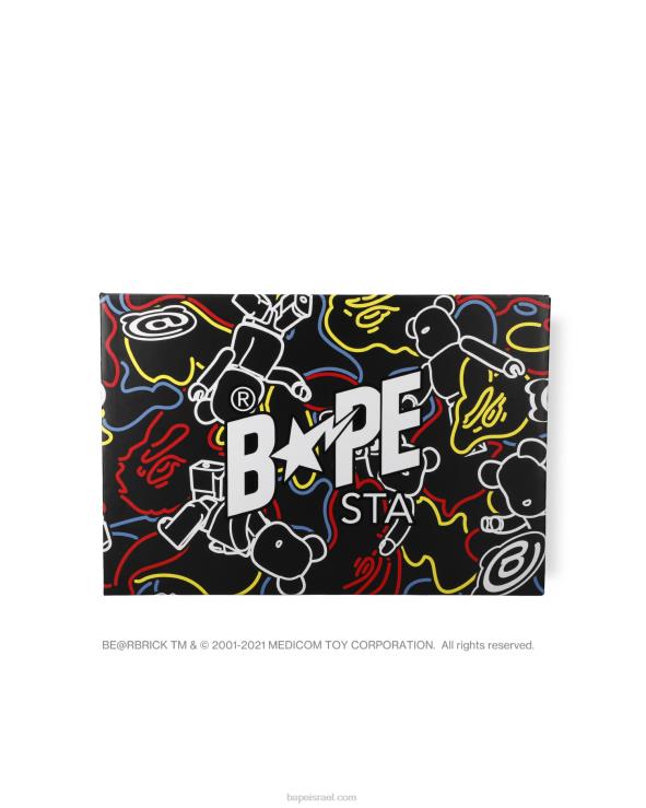 שָׁחוֹר644LV734 גברים נעלי ספורט של bape sta x medicom toy be r camo m1