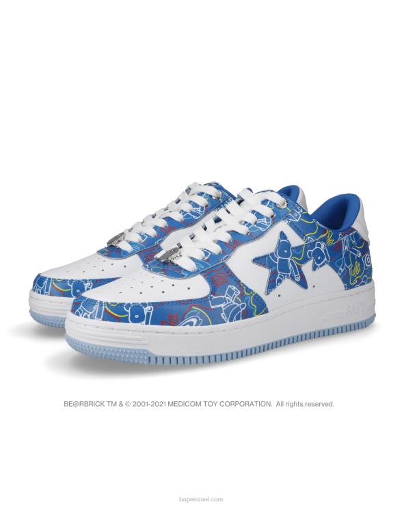 כחול בהיר644LV735 גברים נעלי ספורט של bape sta x medicom toy be r camo m1