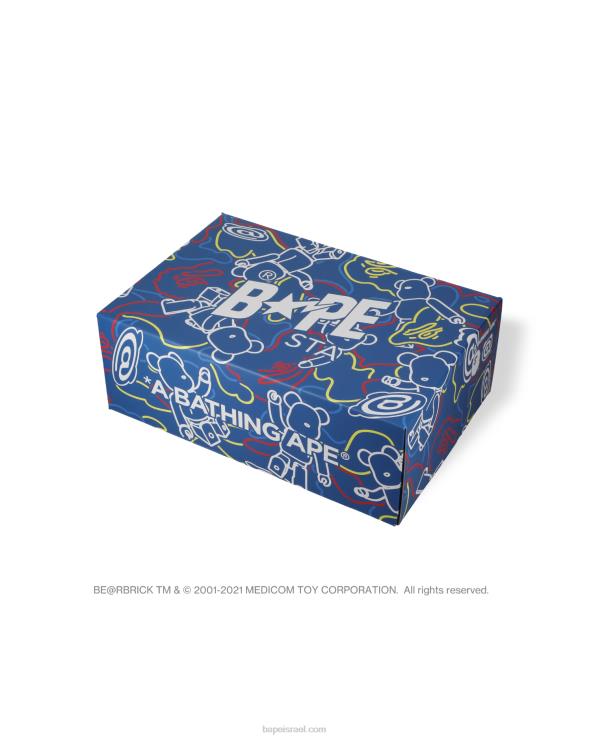 כחול בהיר644LV735 גברים נעלי ספורט של bape sta x medicom toy be r camo m1