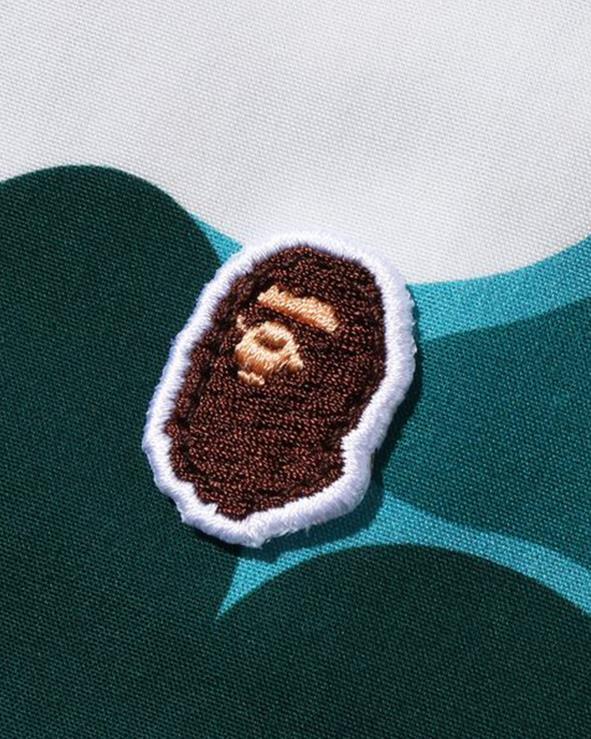 מנטה A Bathing Ape 644LV1021 נשים ז'קט אוברסייז קמו שיש