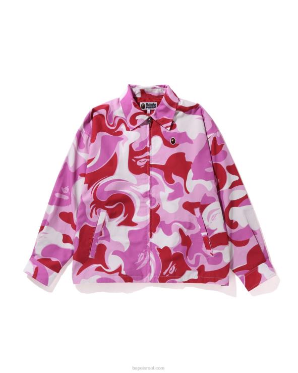 וָרוֹד A Bathing Ape 644LV1022 נשים ז'קט אוברסייז קמו שיש