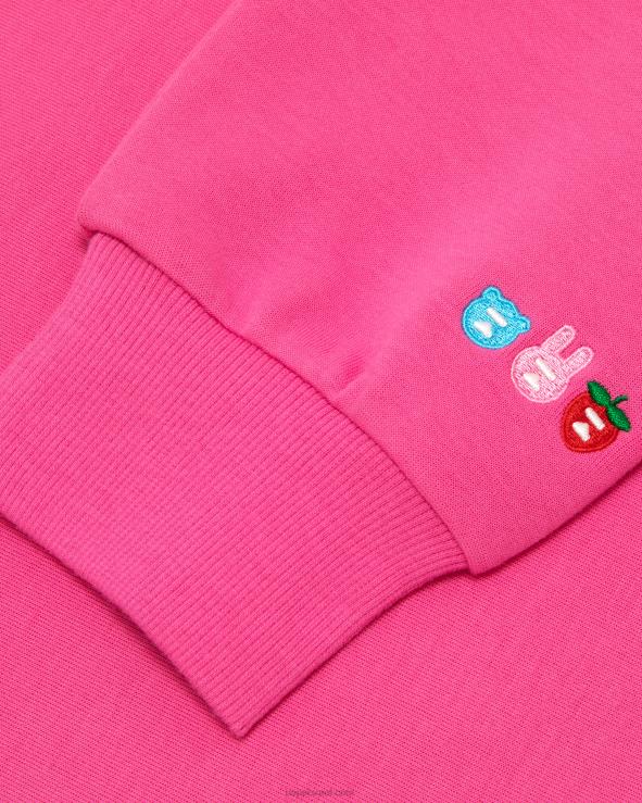 וָרוֹד A Bathing Ape 644LV1029 נשים לוגו apee קצוץ קפוצ'ון