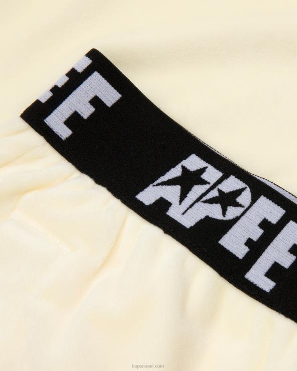 לבן A Bathing Ape 644LV1041 נשים נעלי ריצה מקטיפה