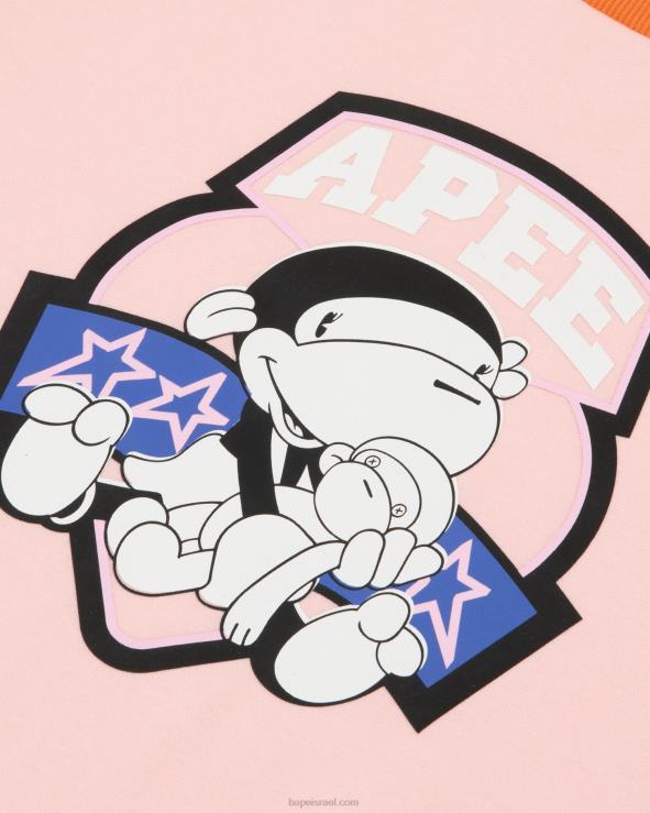 וָרוֹד A Bathing Ape 644LV1045 נשים חולצה חתוכה גרפית