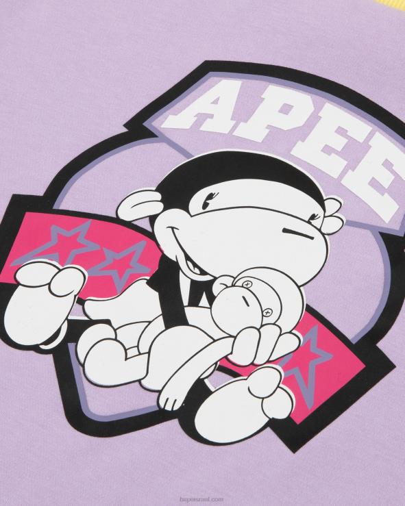 סָגוֹל A Bathing Ape 644LV1046 נשים חולצה חתוכה גרפית