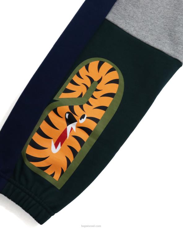 אפור A Bathing Ape 644LV1048 נשים מכנסי טרנינג כרישים מטורפים