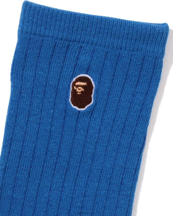 כחול מלכותי A Bathing Ape 644LV1069 נשים ראש גרבי נקודה אחת