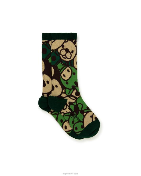 צבא ירוק A Bathing Ape 644LV1080 נשים גרביים של בייבי מילו