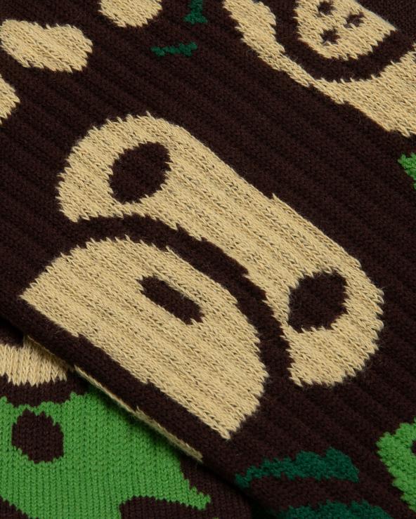 צבא ירוק A Bathing Ape 644LV1080 נשים גרביים של בייבי מילו