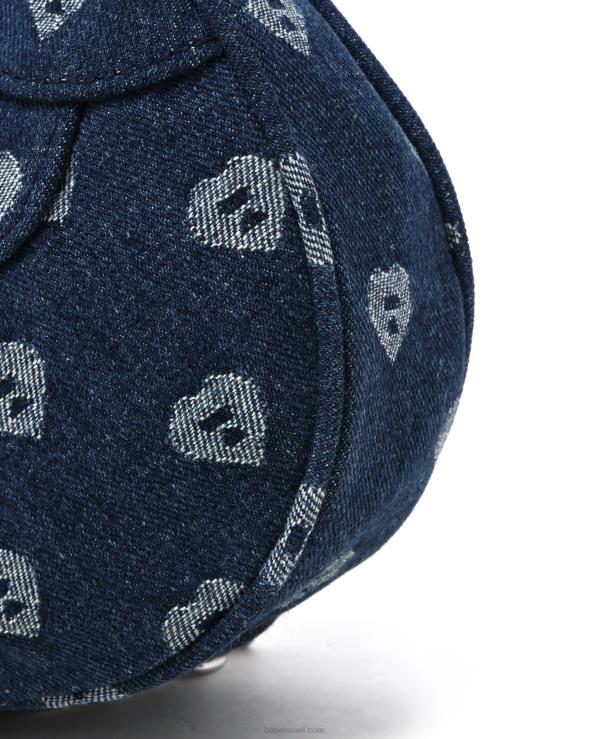 דֵנִים A Bathing Ape 644LV1083 נשים תיק ג'ינס מס' 2 בדוגמא