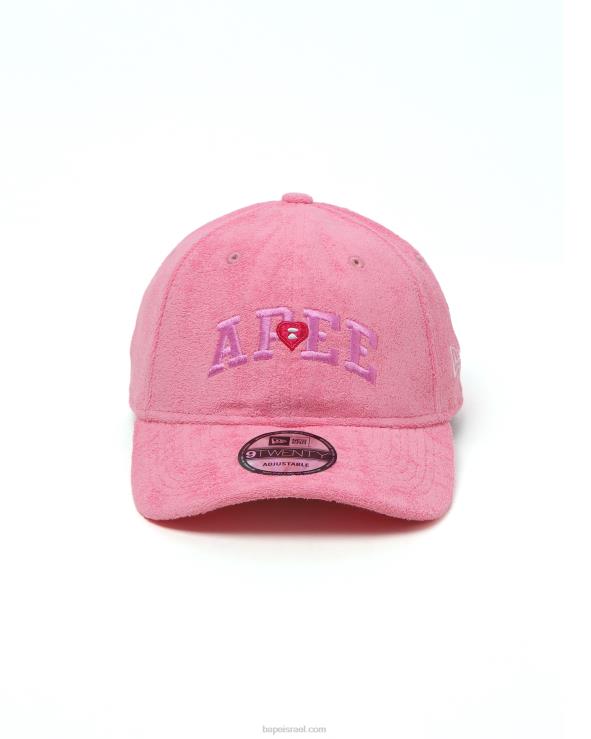וָרוֹד A Bathing Ape 644LV1088 נשים כובע לוגו x new era 9twenty