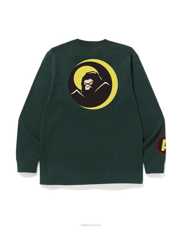 צבא ירוק A Bathing Ape 644LV108 גברים טי צל