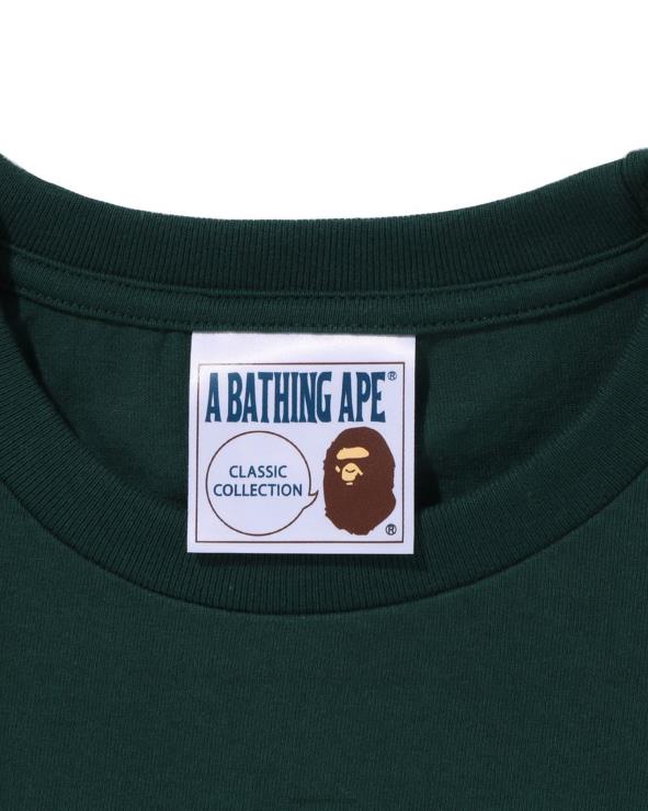 צבא ירוק A Bathing Ape 644LV108 גברים טי צל