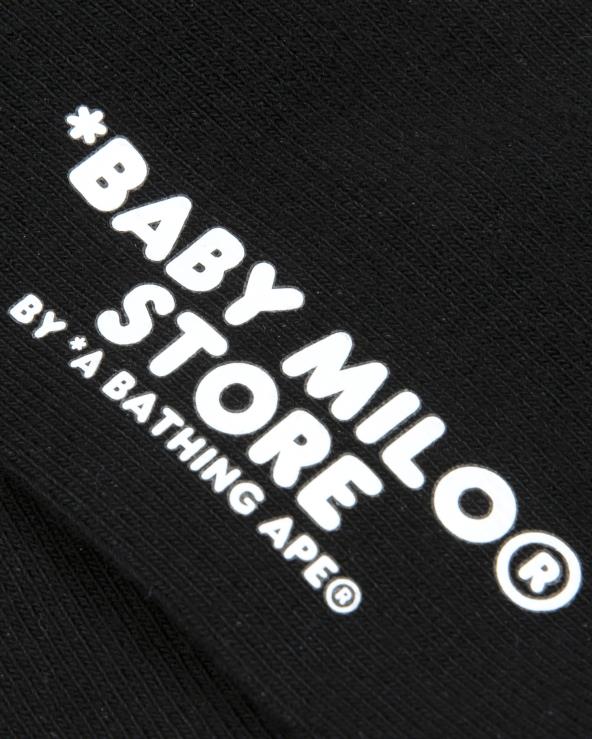 שָׁחוֹר A Bathing Ape 644LV1092 נשים גרביים של בייבי מילו