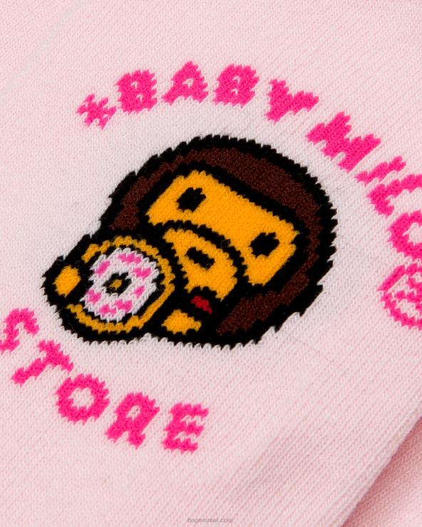 וָרוֹד A Bathing Ape 644LV1093 נשים גרביים של בייבי מילו