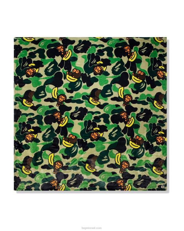 ירוק בהיר A Bathing Ape 644LV1097 נשים שמיכת תינוק מילו