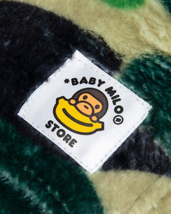 ירוק בהיר A Bathing Ape 644LV1097 נשים שמיכת תינוק מילו