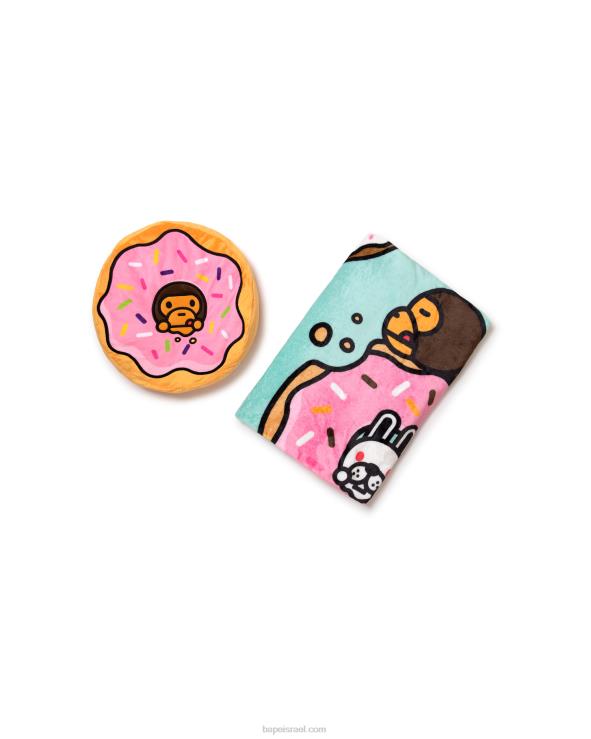 ירוק בהיר A Bathing Ape 644LV1103 נשים שמיכה וכרית בייבי מילו