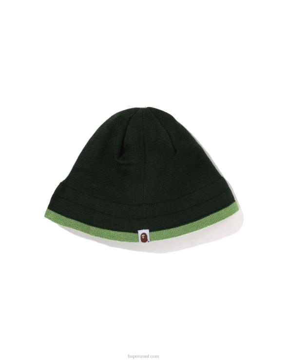 ג'ונגל עמוק A Bathing Ape 644LV1106 נשים כובע סרוג פנים