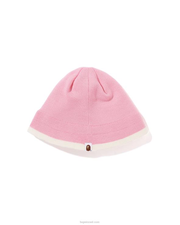 וָרוֹד A Bathing Ape 644LV1107 נשים כובע סרוג פנים