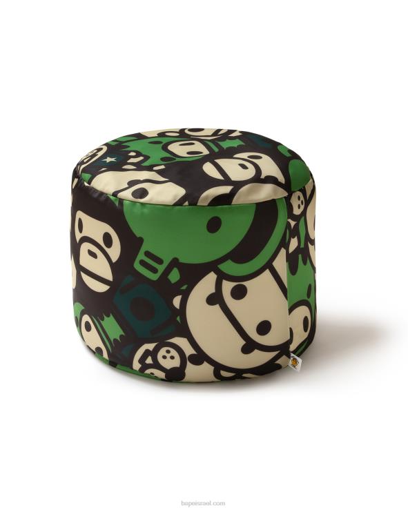 צבא ירוק A Bathing Ape 644LV1136 נשים שקית שעועית בייבי מילו