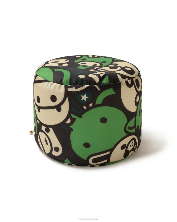 צבא ירוק A Bathing Ape 644LV1136 נשים שקית שעועית בייבי מילו