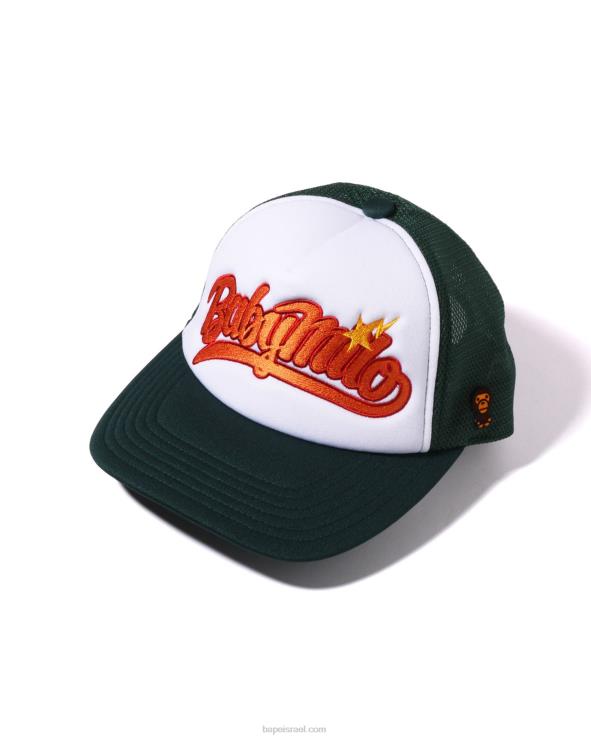 ג'ונגל עמוק A Bathing Ape 644LV1143 נשים כובע רשת רקמת baby milo