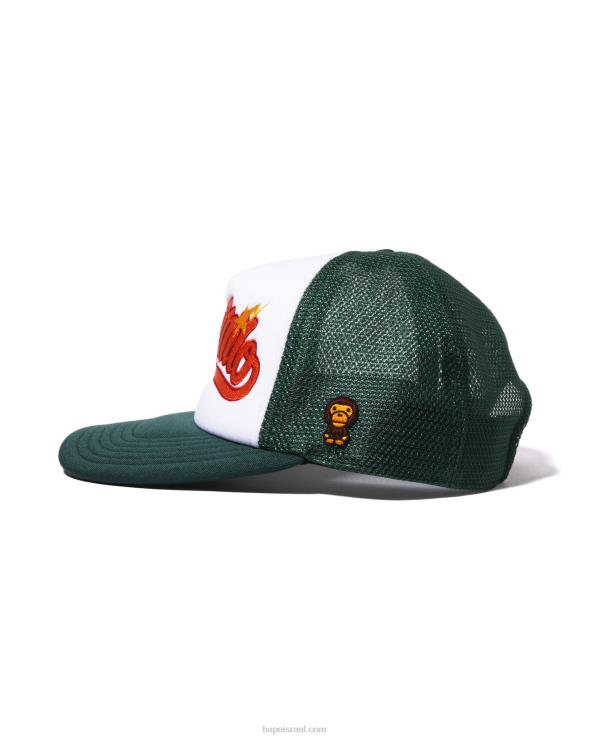 ג'ונגל עמוק A Bathing Ape 644LV1143 נשים כובע רשת רקמת baby milo