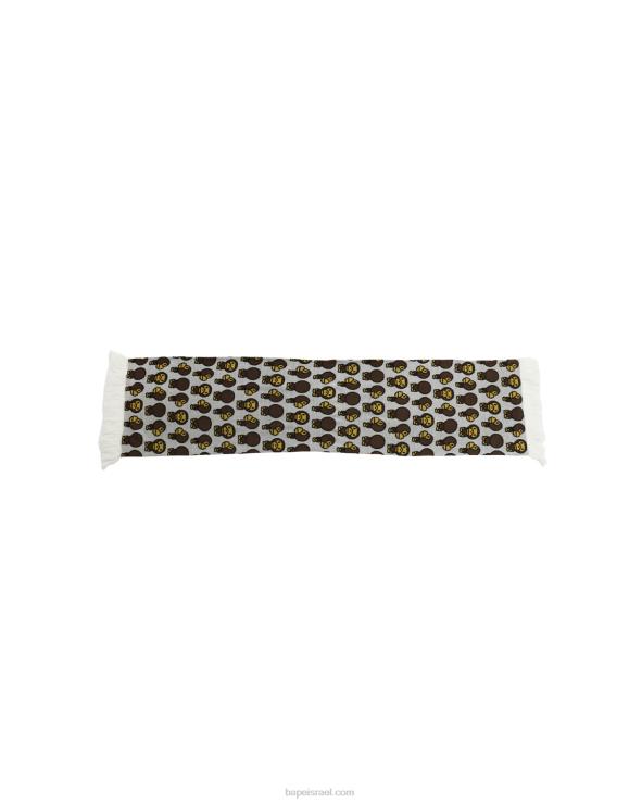 לבן A Bathing Ape 644LV1157 נשים צעיף מילו לתינוק