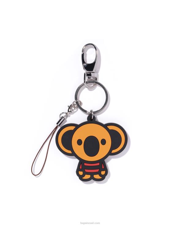 מַנדָרִינָה A Bathing Ape 644LV1166 גברים מחזיק מפתחות סיליקון ליבה