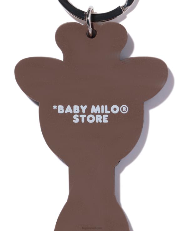 צהוב A Bathing Ape 644LV1179 גברים מחזיק מפתחות סיליקון alli