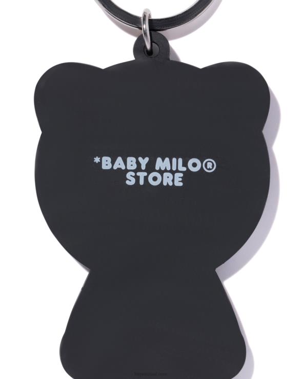 לבן A Bathing Ape 644LV1182 גברים מחזיק מפתחות סיליקון pd