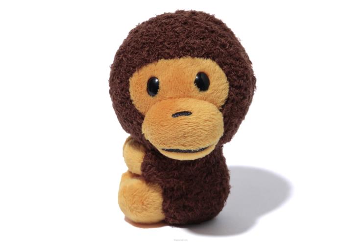 קפה A Bathing Ape 644LV1184 גברים בובת קטיפה מילו מגנט יושבת - 12 ס"מ