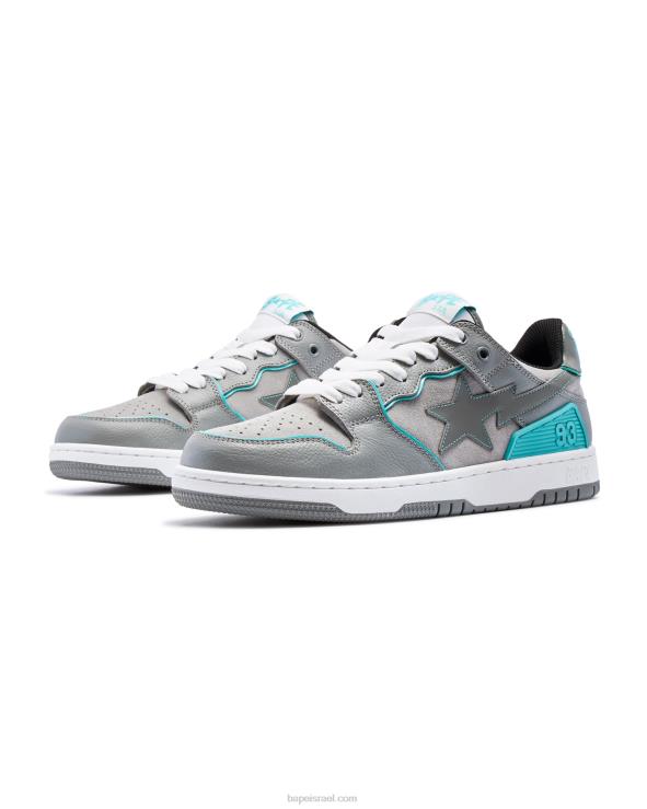 אפור A Bathing Ape 644LV1228 נשים sk8 sta #2