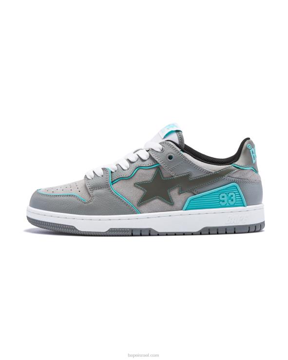 אפור A Bathing Ape 644LV1228 נשים sk8 sta #2