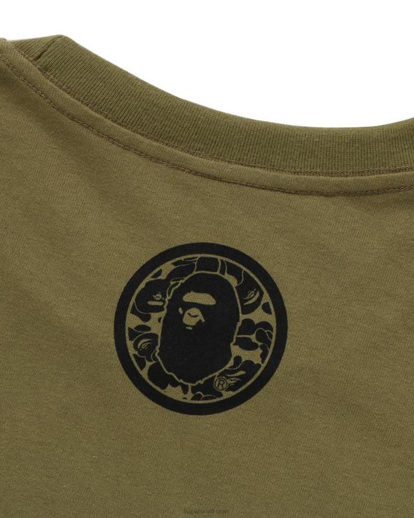ירוק אזוב A Bathing Ape 644LV124 גברים טי קבוטו כללי