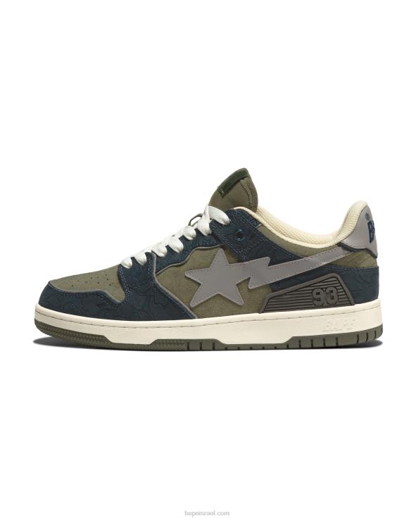 כחול כהה A Bathing Ape 644LV1250 נשים נעלי ספורט sk8 sta