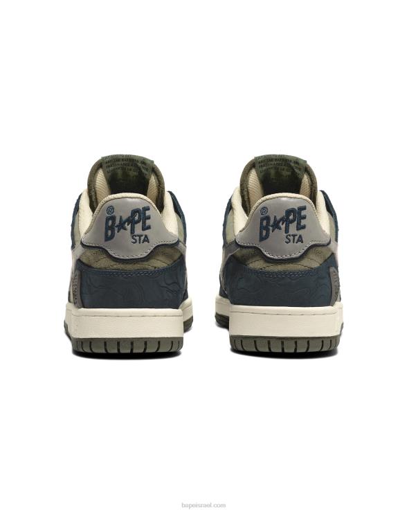 כחול כהה A Bathing Ape 644LV1250 נשים נעלי ספורט sk8 sta