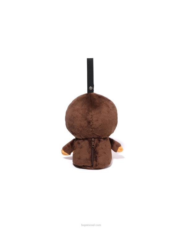חום A Bathing Ape 644LV1275 ילדים תיק אקולוגי של בובת קטיפה מילו