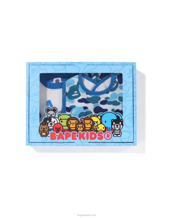 כחול בהיר A Bathing Ape 644LV1278 ילדים סט מתנות abc camo baby milo