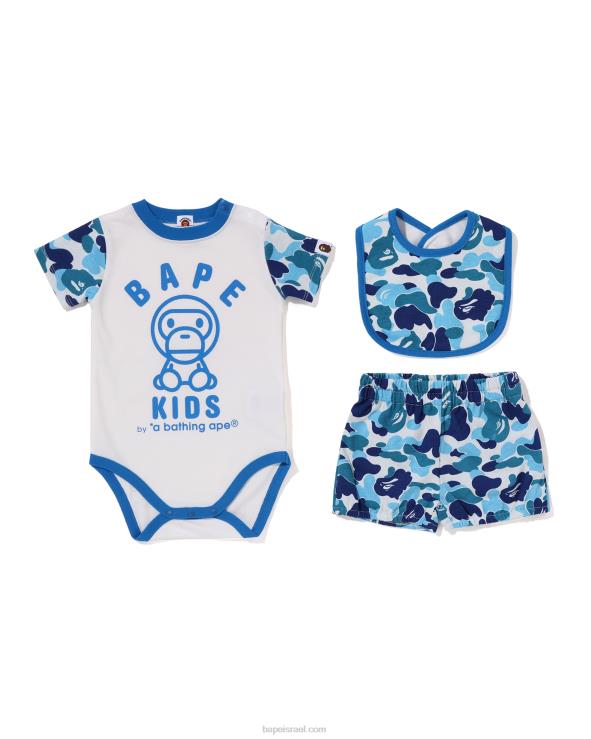 כחול בהיר A Bathing Ape 644LV1278 ילדים סט מתנות abc camo baby milo