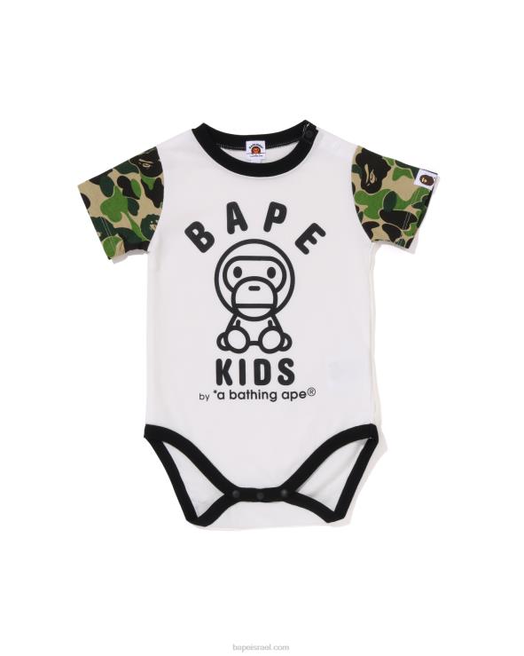 צבא ירוק A Bathing Ape 644LV1279 ילדים סט מתנות abc camo baby milo