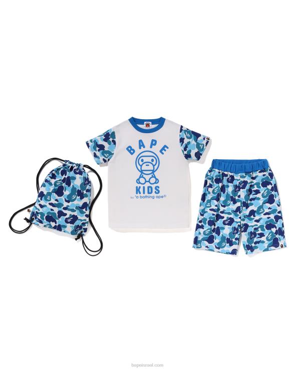 כחול בהיר A Bathing Ape 644LV1295 ילדים סט מתנות abc camo baby milo