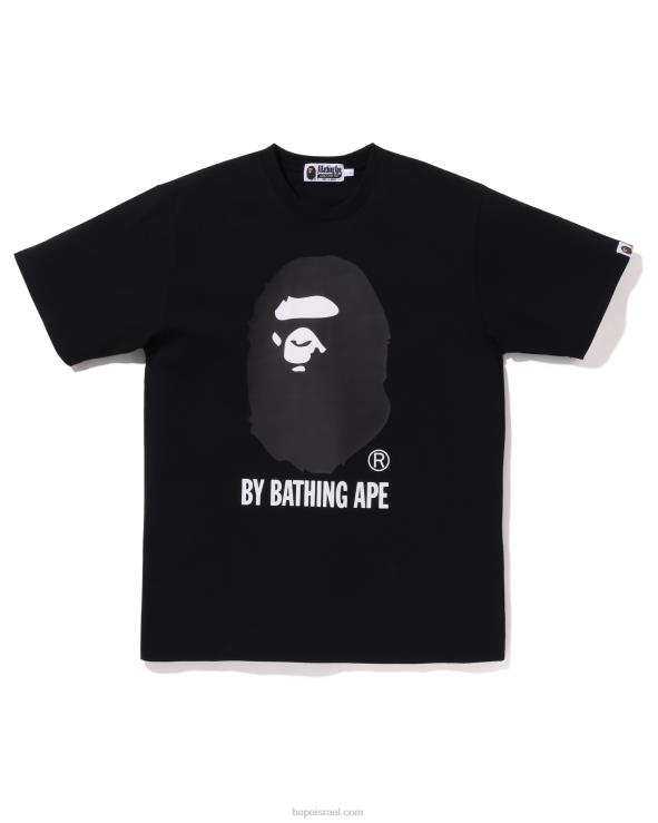 שָׁחוֹר A Bathing Ape 644LV13 גברים טי טרמוגרפיה