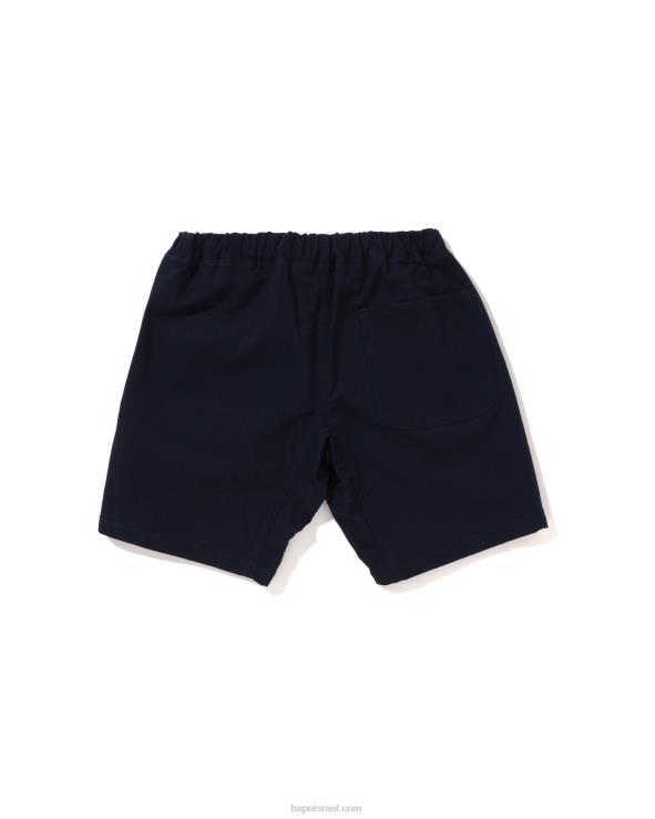 כחול כהה A Bathing Ape 644LV1303 ילדים מכנסי טיפוס קצרים של baby milo shark